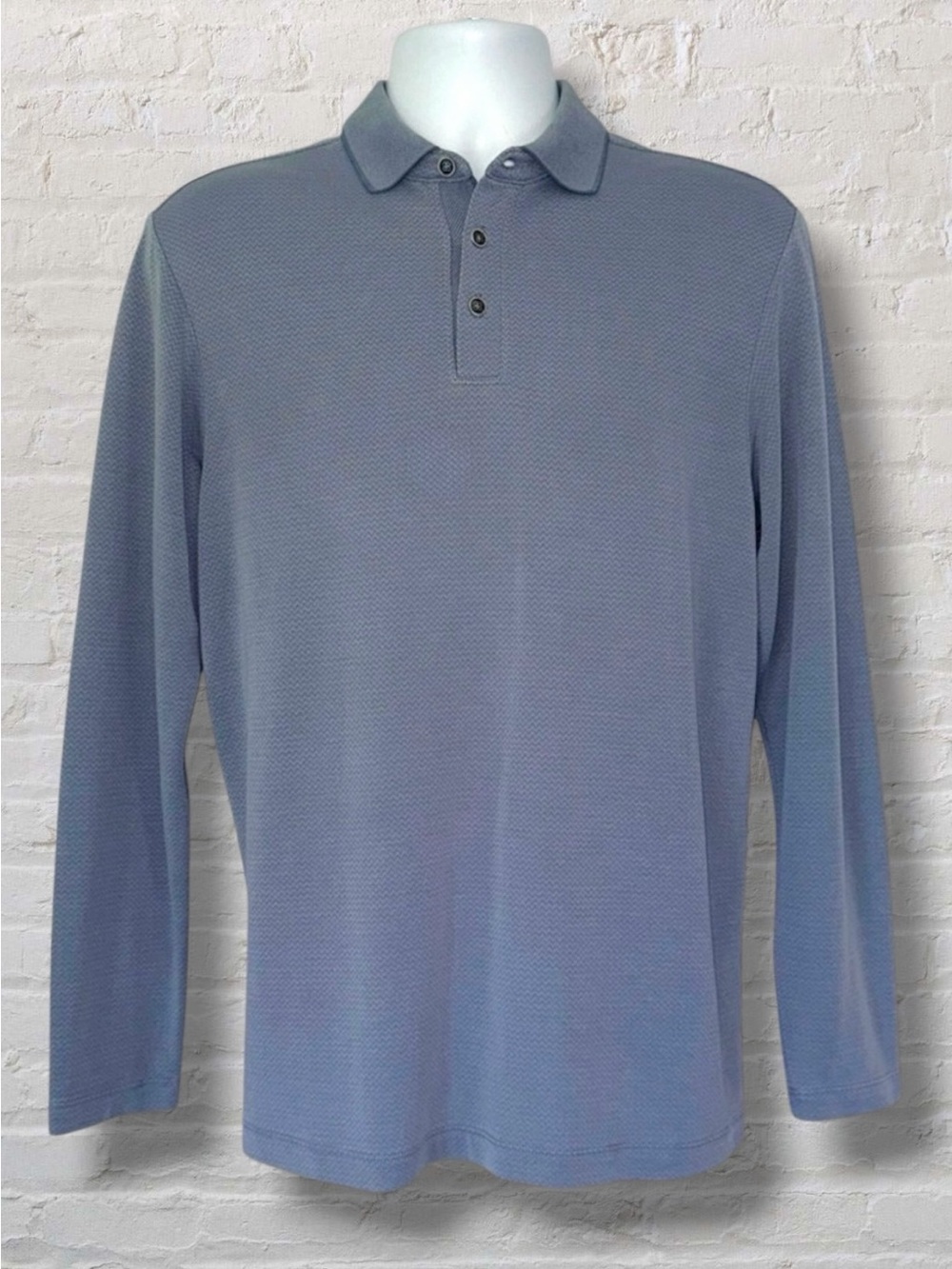 Tommy Bahama Men’s Long Sleeve Polo Shirt – Size Small – Modal Blend